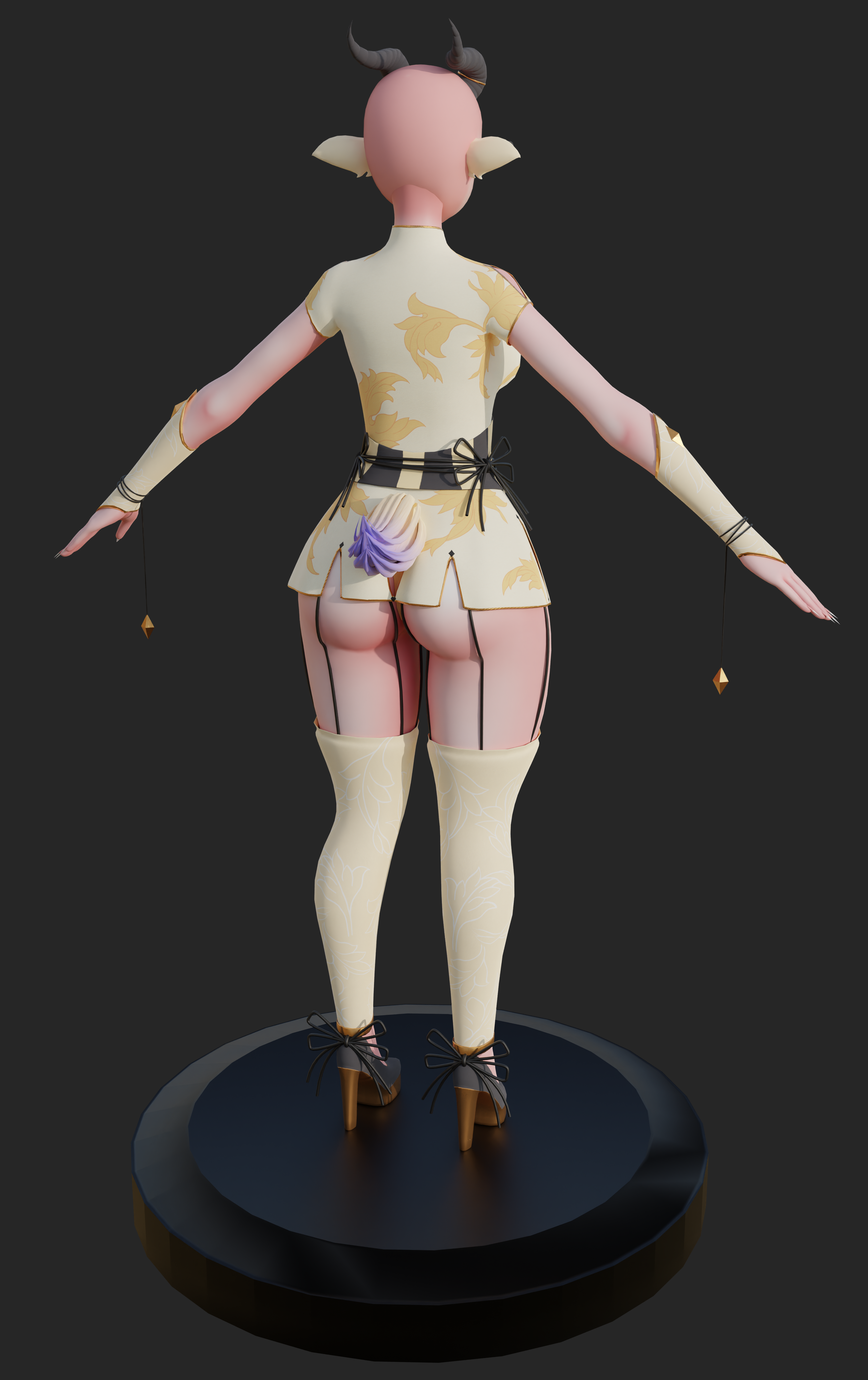 Golden Faun Outfit