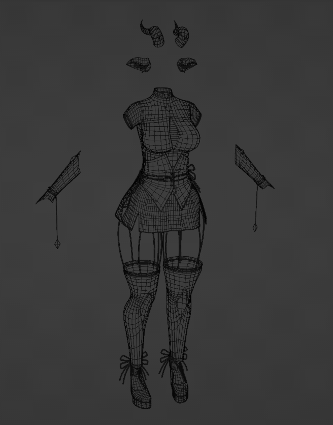 Golden Faun Outfit
