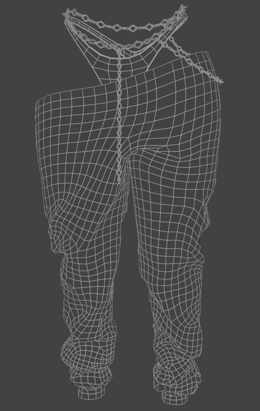 Pulled Down Sweatpants