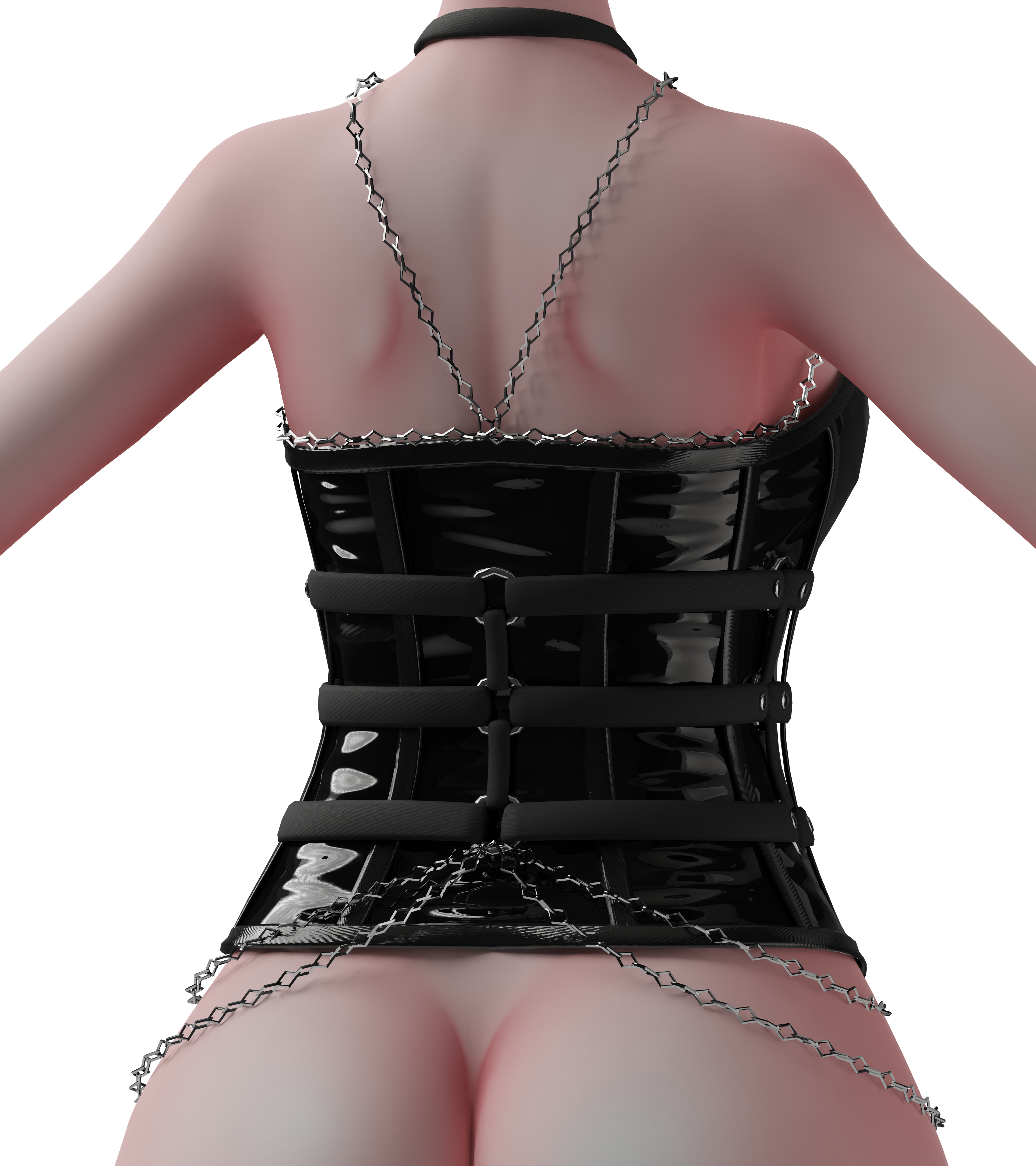 Elena: Latex Corset