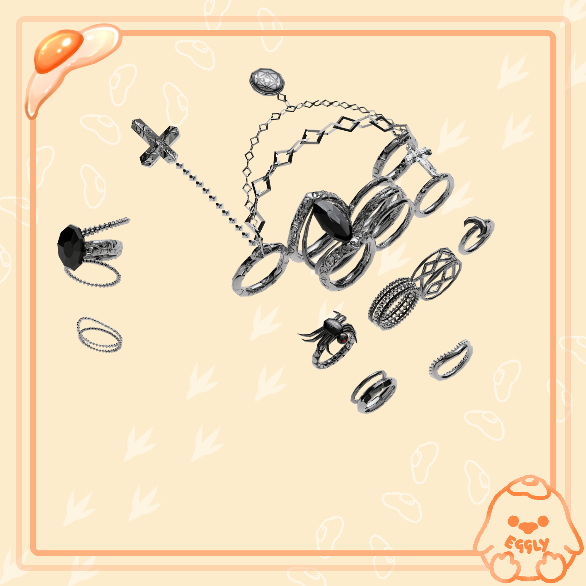 Selene: Goth Rings