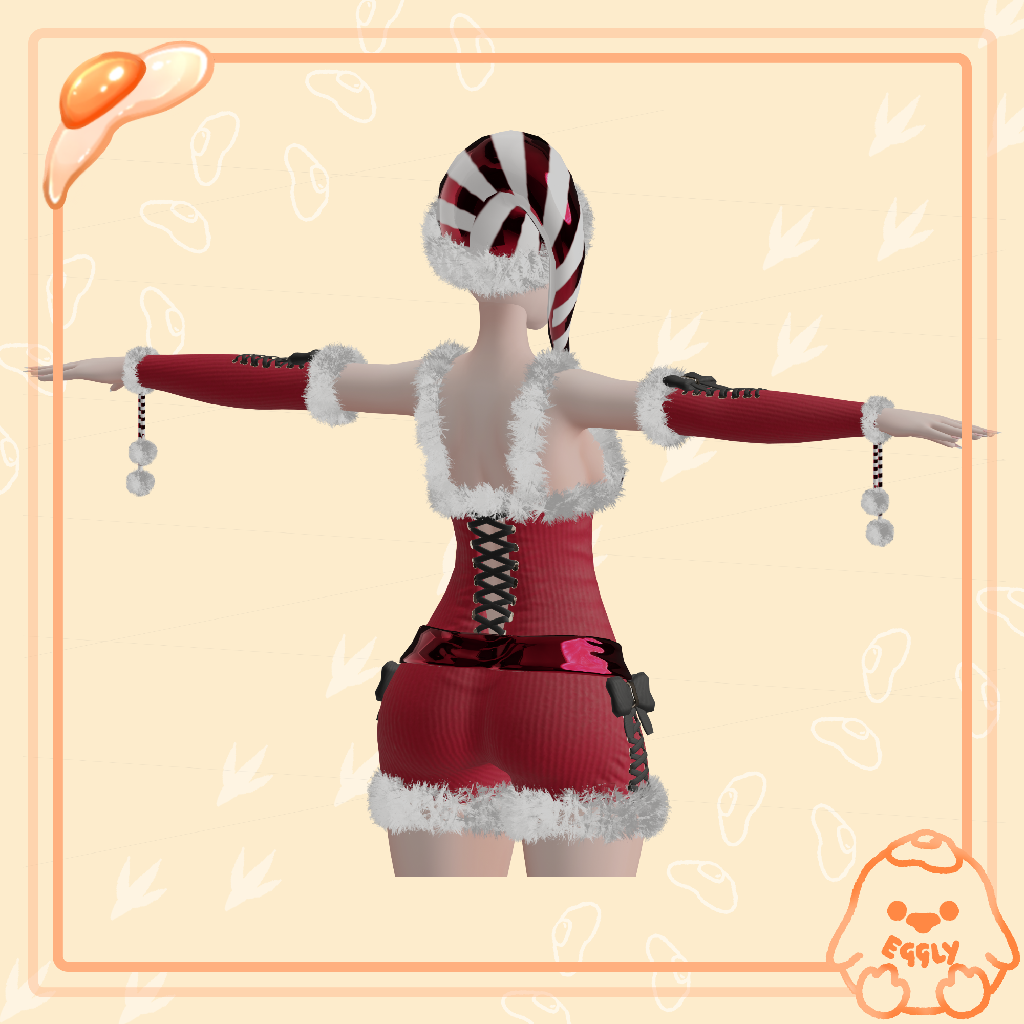 Lana: Candycane Outfit