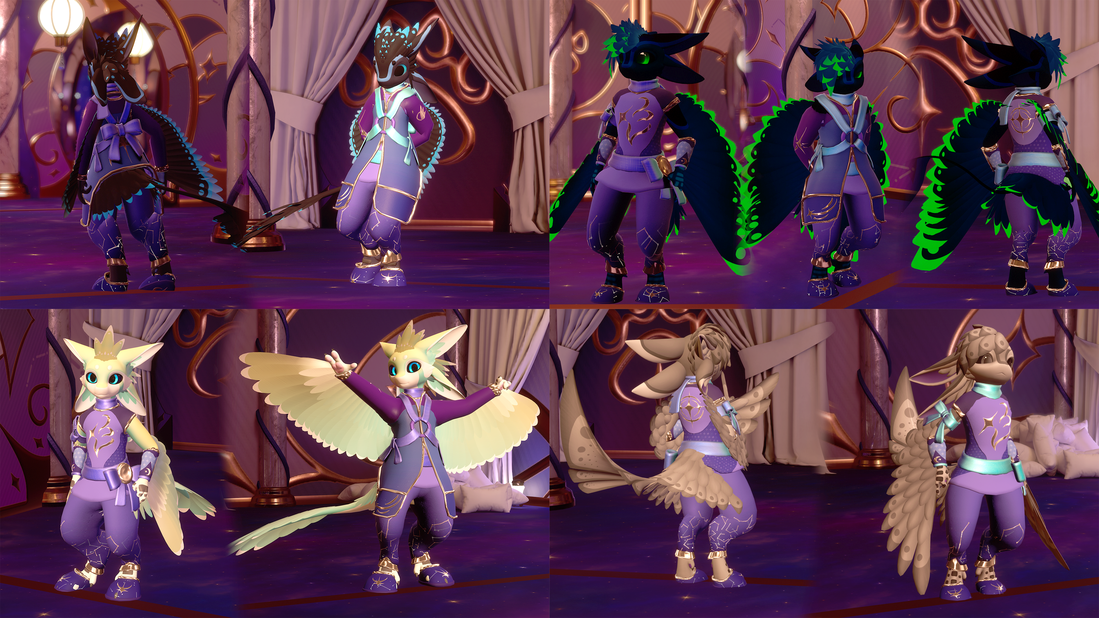 (4 Models) | Furality Somna Dreamwalker Collection