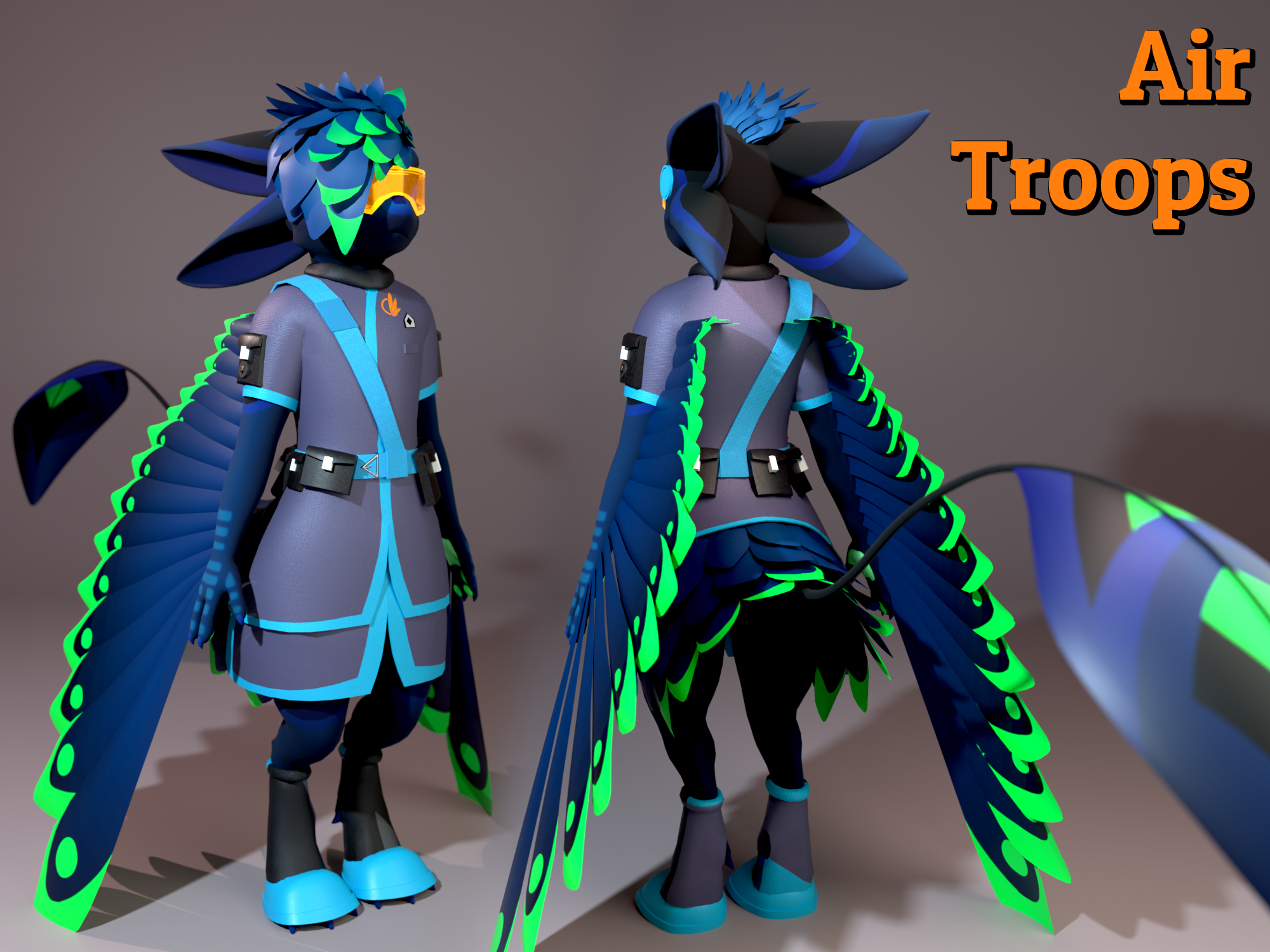 Kita/Jerry/Da'vali | Visor & Utility Uniform