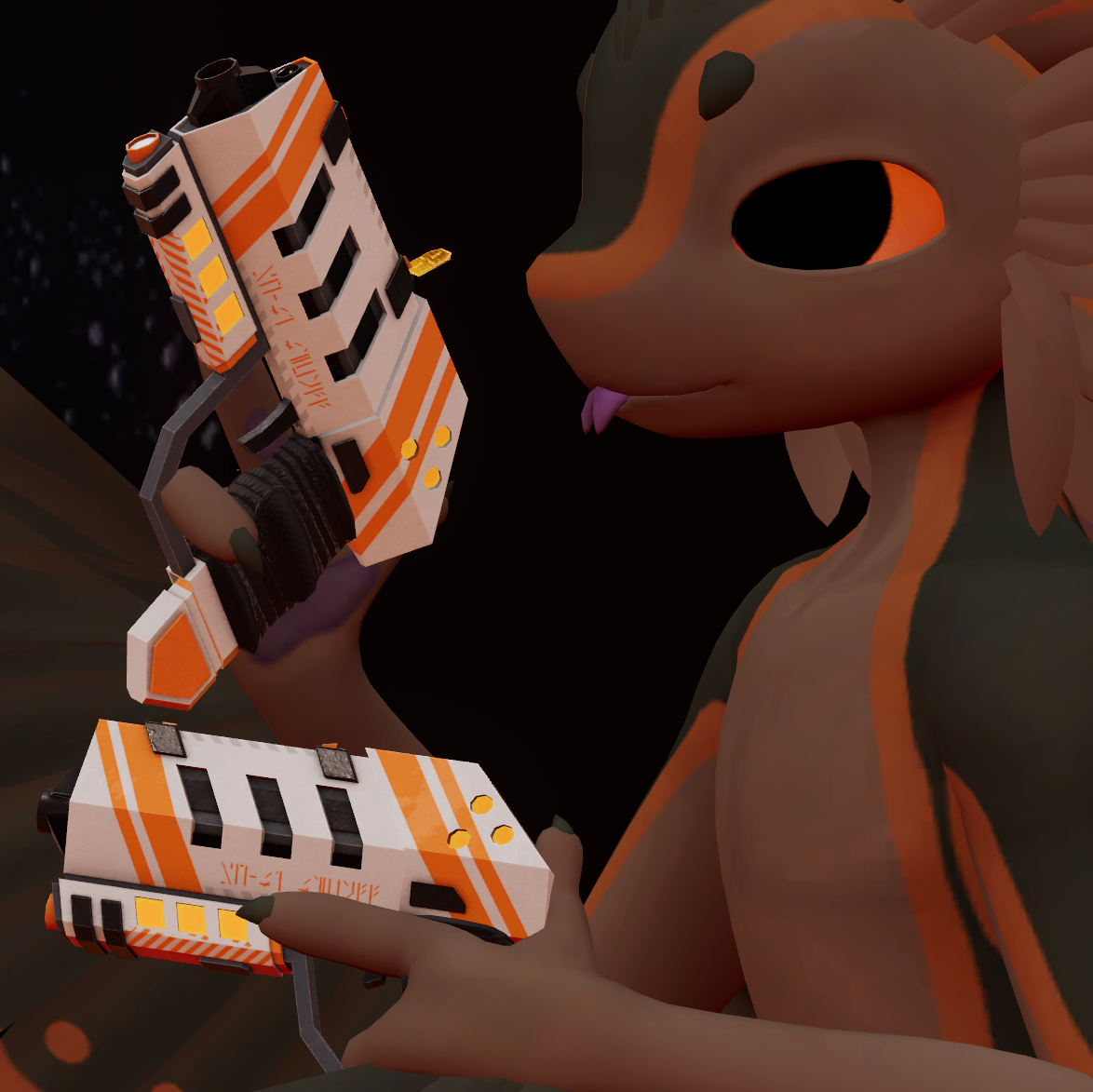 Functional Dual Avali Pistols