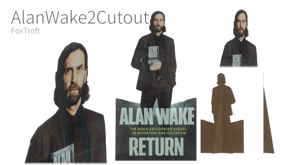 Alan Wake Cardboard Cutout