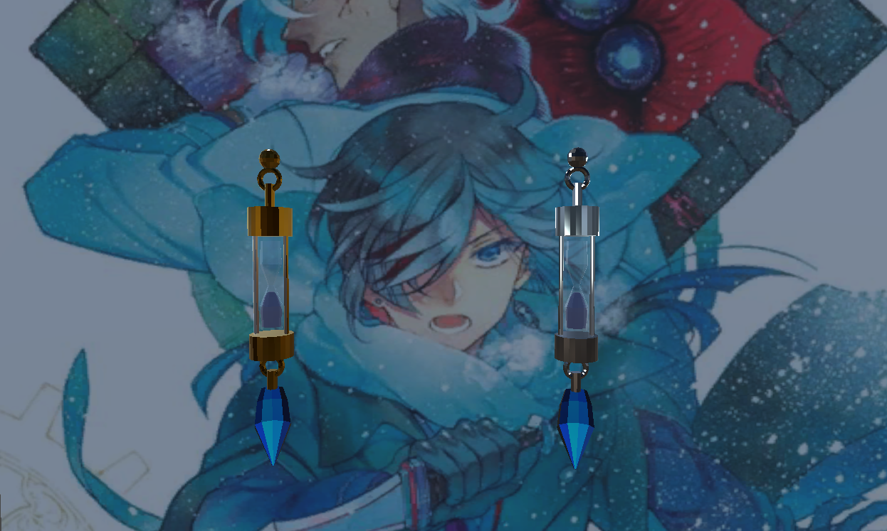 Vanitas Hourglass Earring