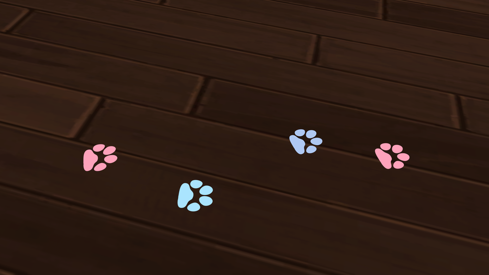 Paw Prints for VRChat
