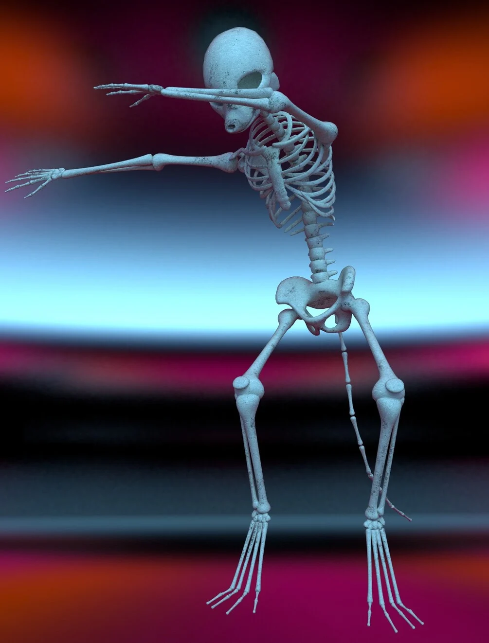 Spooky Scary Rex Skeleton Model (Rexouium) {New}
