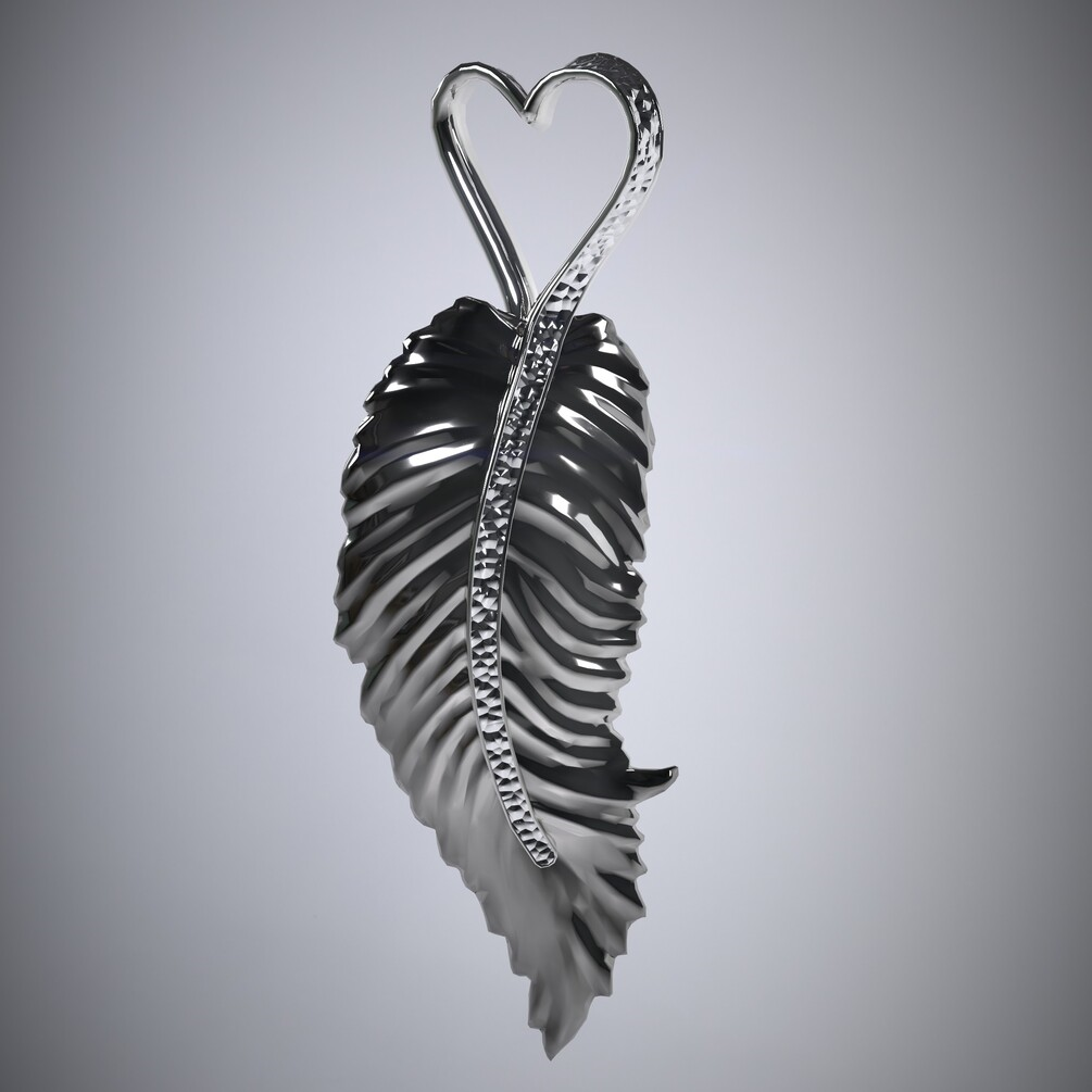 Val's Feather jewellery (necklace, earring, pendant)