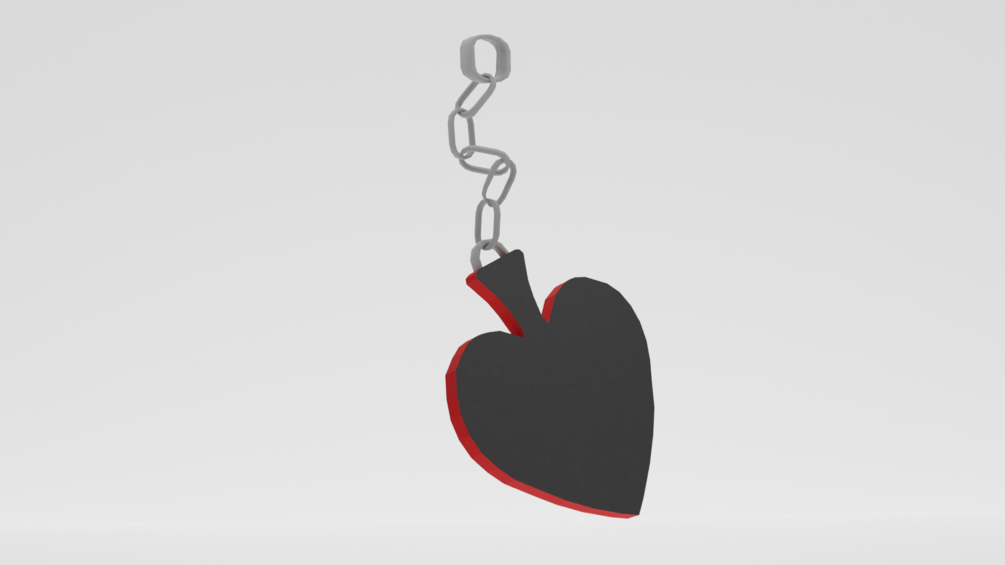 Spade Hanger or Earring (Fully Rigged)