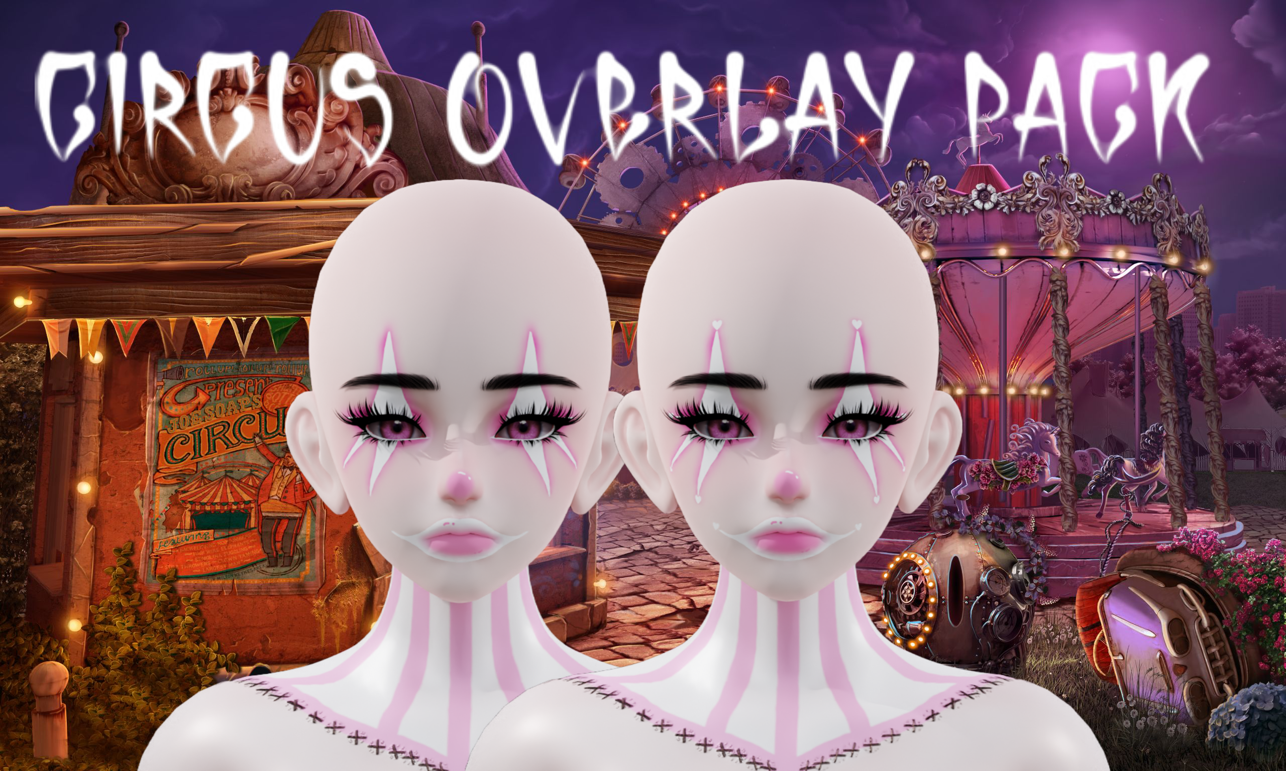 Circus Pack - Amelia head textures