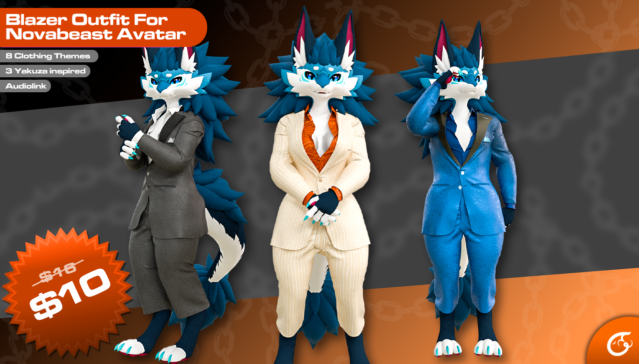 Blazer Outfit For Novabeast | VRChat Clothing