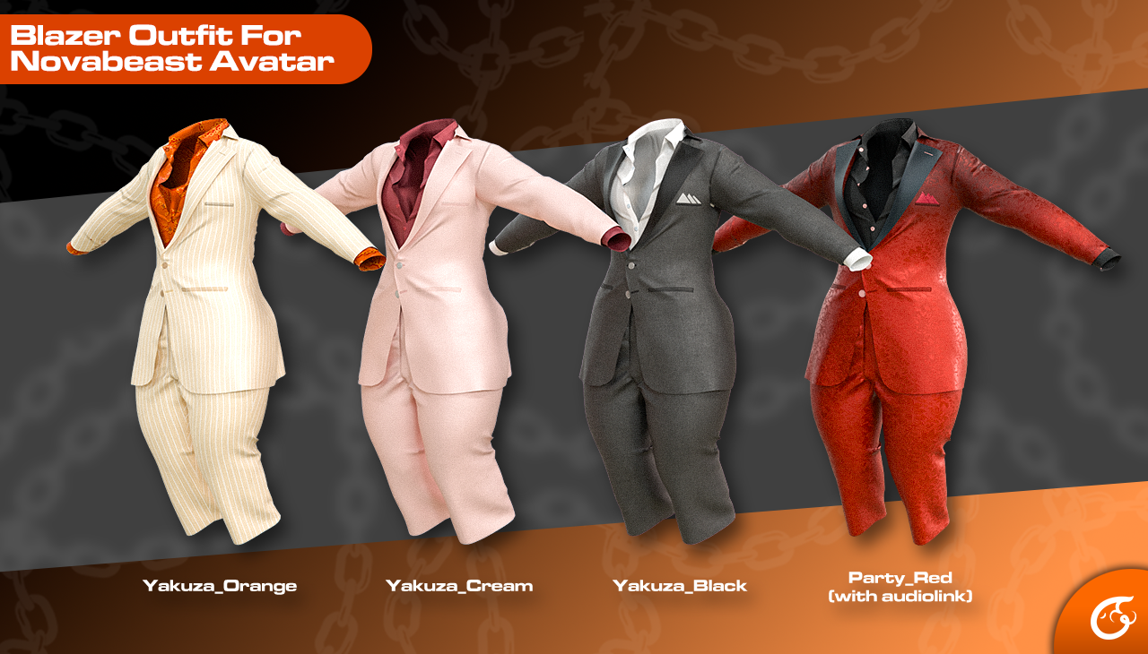 Blazer Outfit For Novabeast | VRChat Clothing