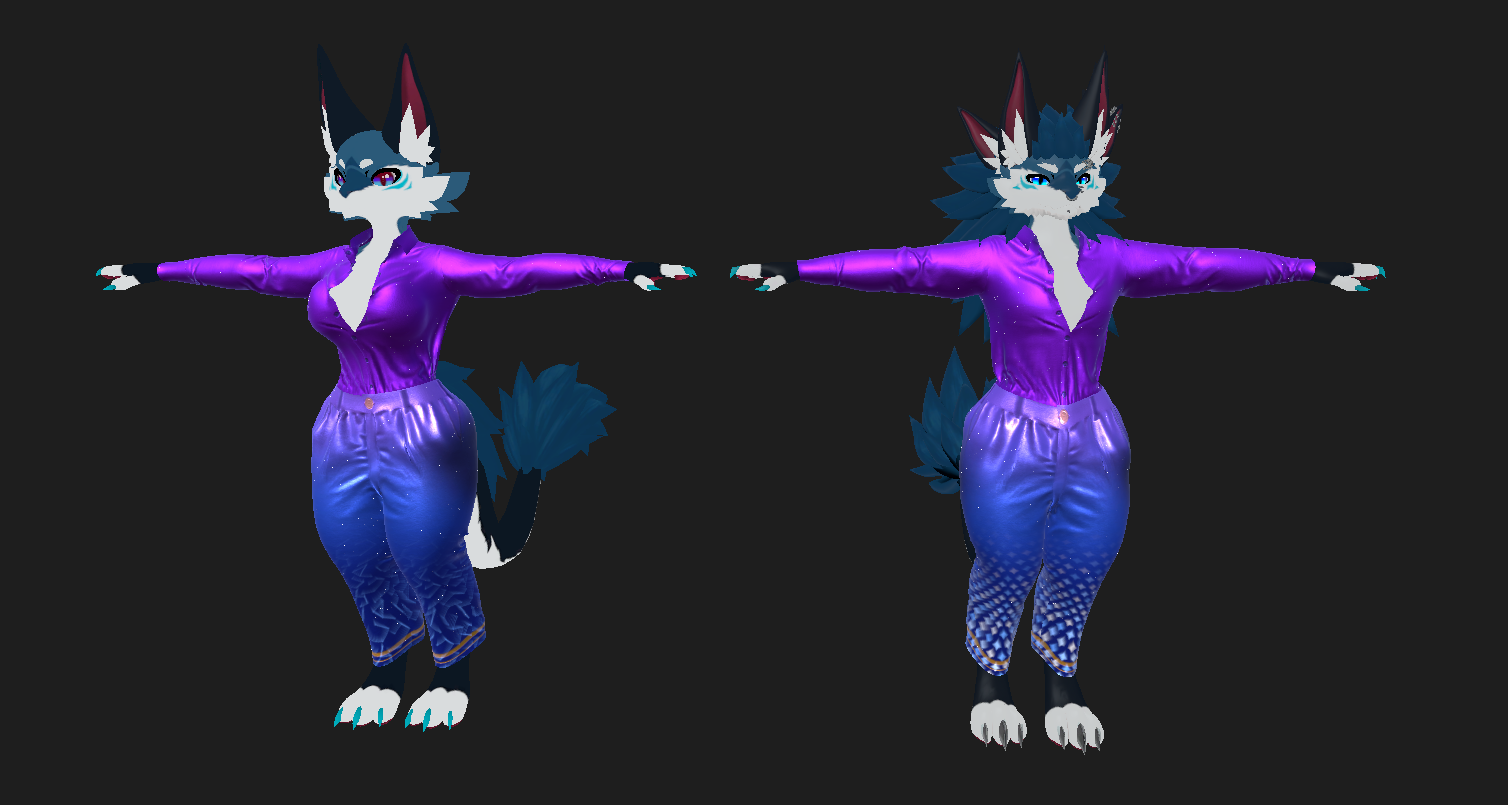 Blazer Outfit For Novabeast | VRChat Clothing
