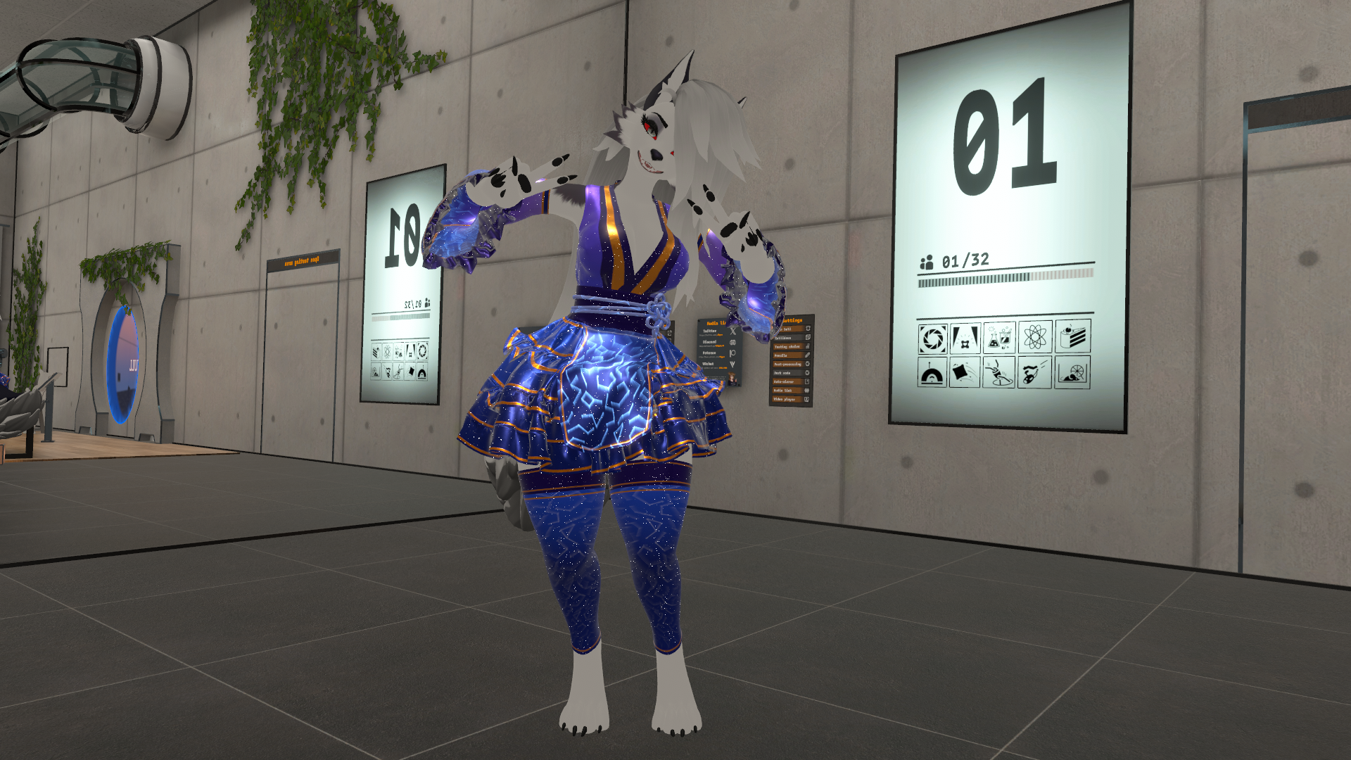 Anime / Furality Dress For Foxmoth | VRChat Clothing