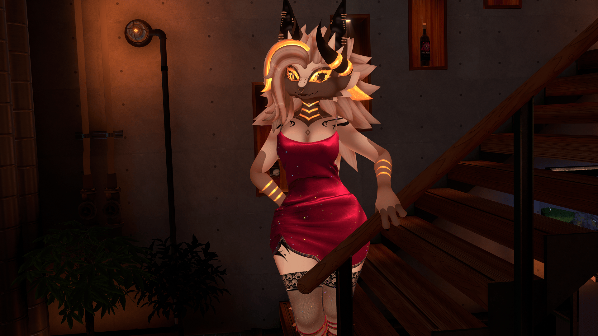 New Year Party Outfit For Novabeast 1.2 & KFN Avatar | VRChat Clothing