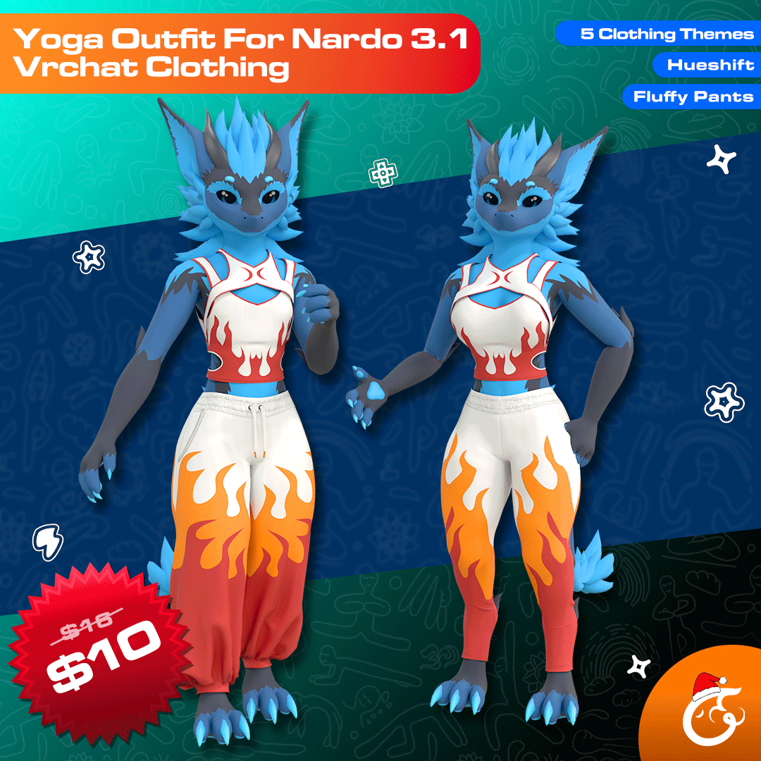 Yoga Outfit For Nardoragon 3.1 | VRChat Clothing