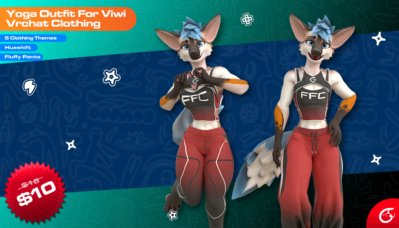 Yoga Outfit For Viwi | VRChat Clothing