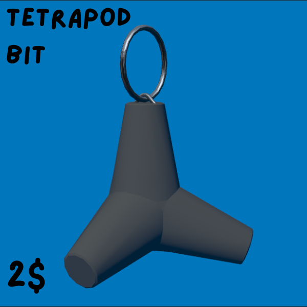 Tetrapod bit