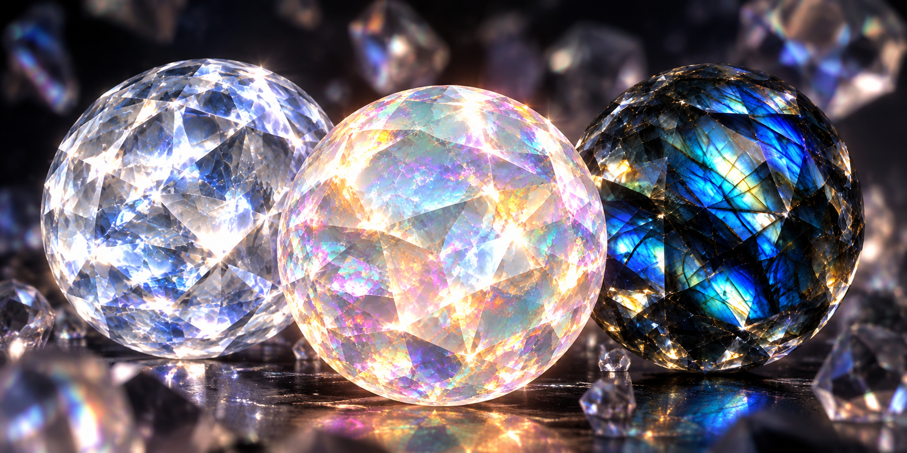 ✦ Crystal Vault — Gemstone MatCap Collection