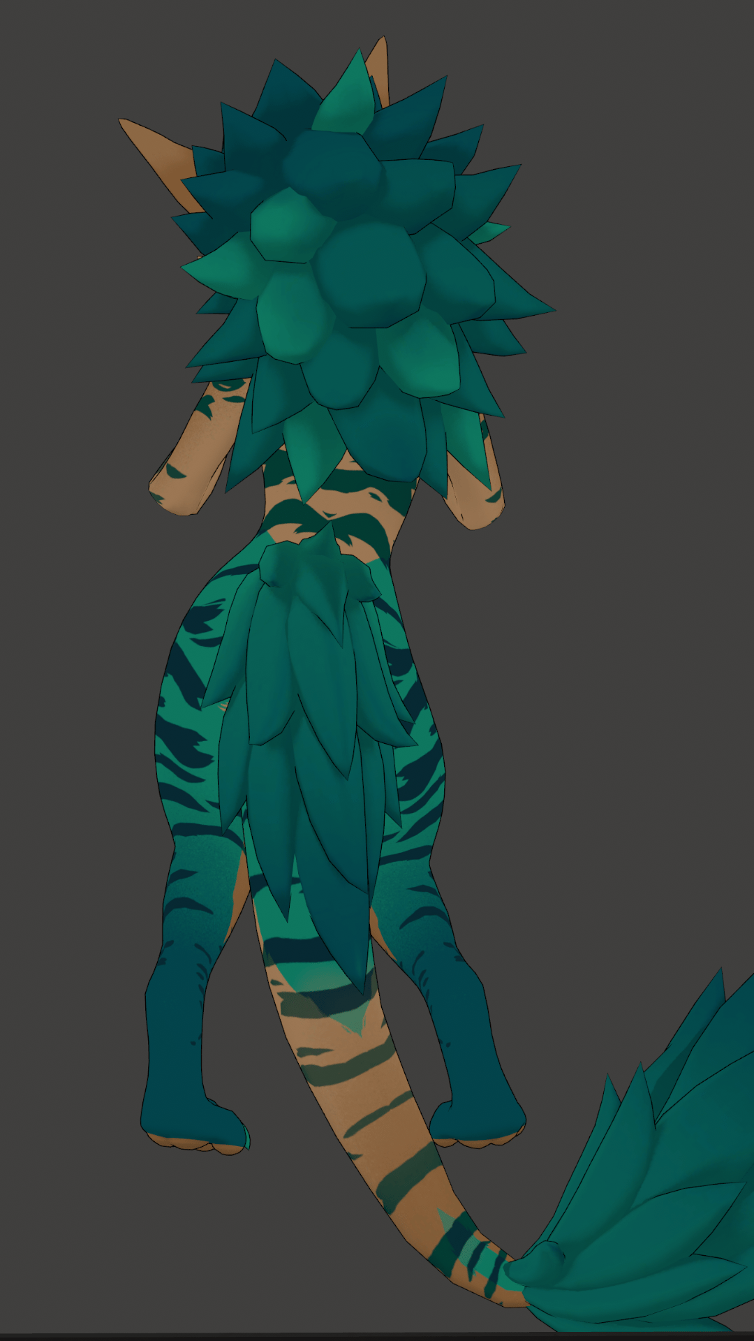 Teal Striped (Novabeast v1.2 Retexture)
