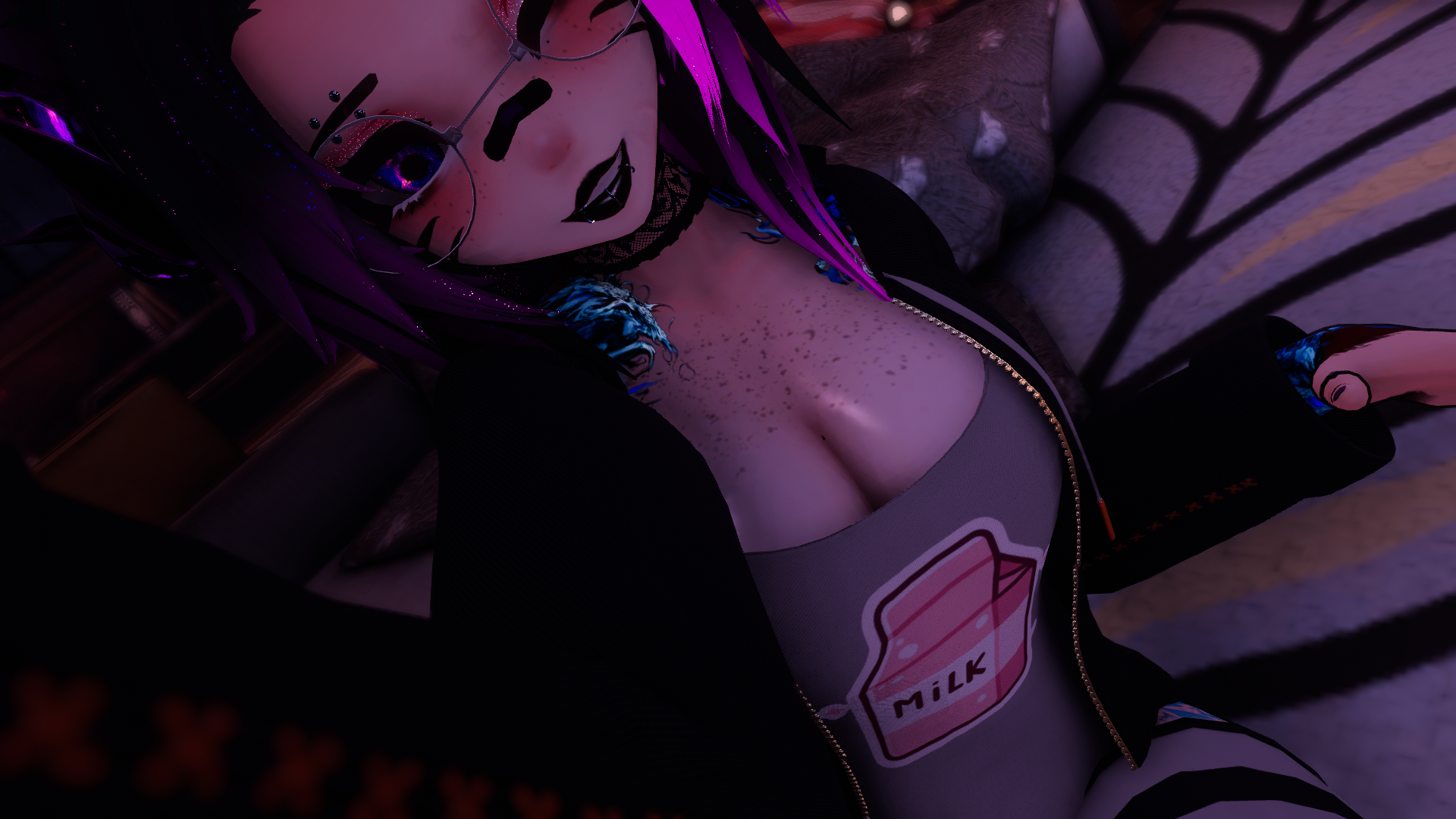 Pink Milk Decal – Cute & Aesthetic VRChat Sticker