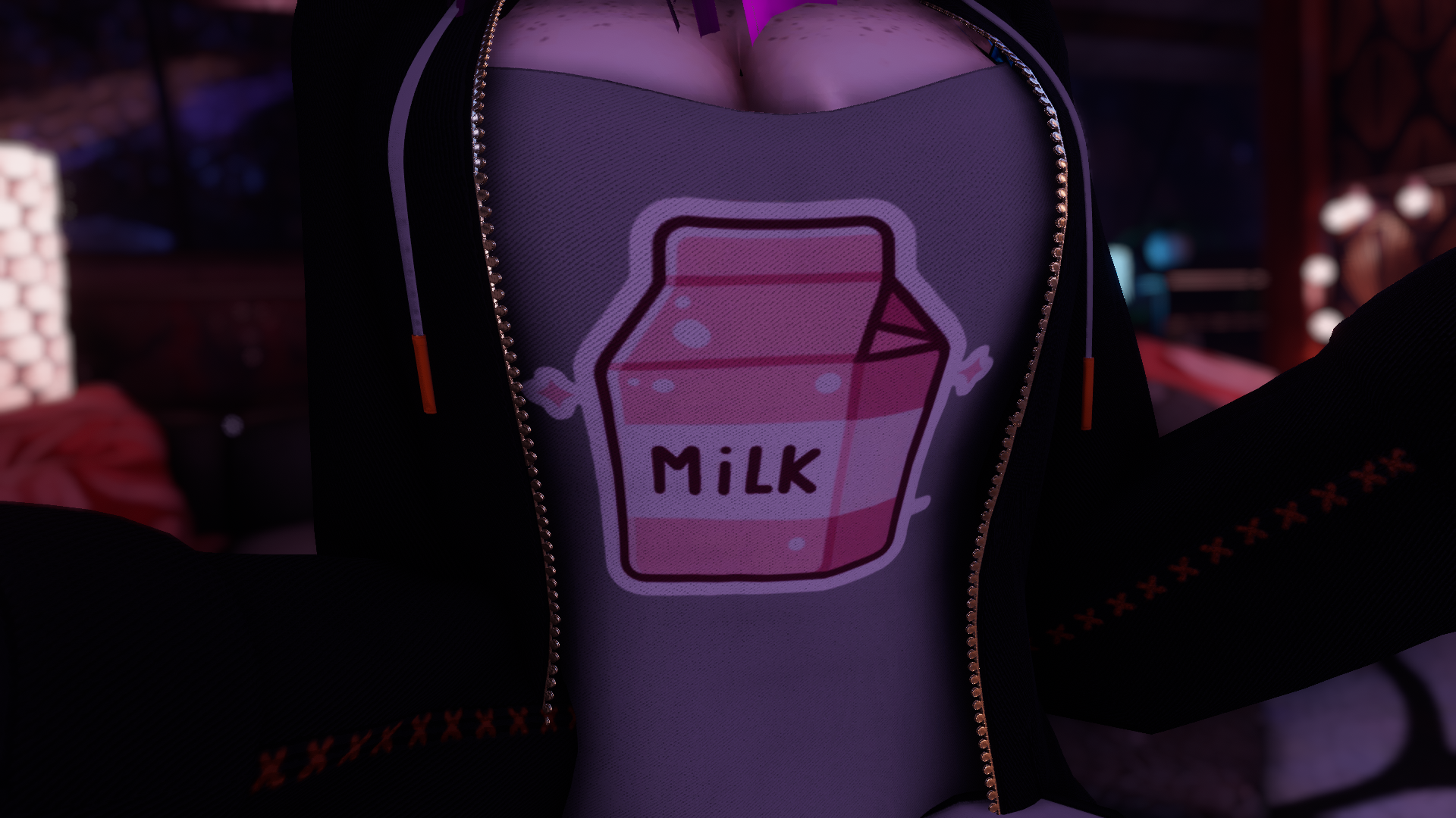 Pink Milk Decal โ Cute & Aesthetic VRChat Sticker