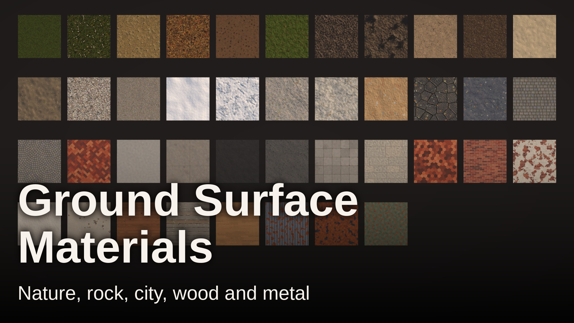 42 Tileable Materials - Ground