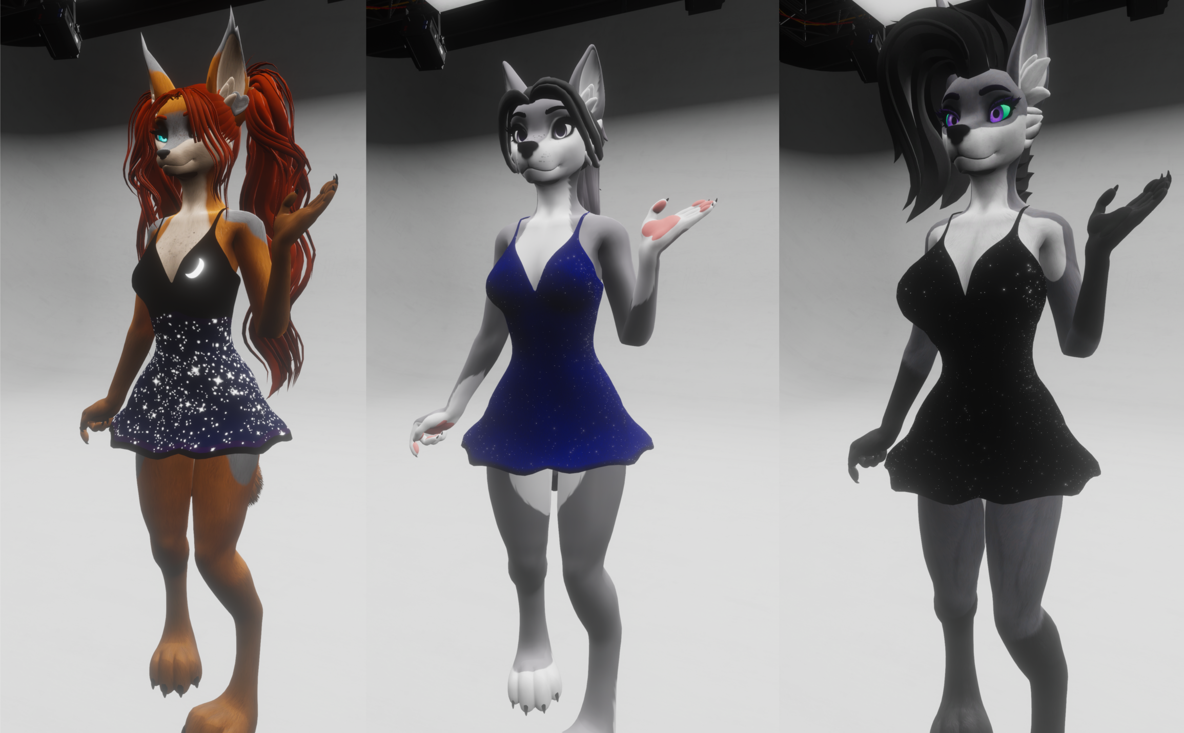 Cocktail Dress for Winterpaw Fem Canine