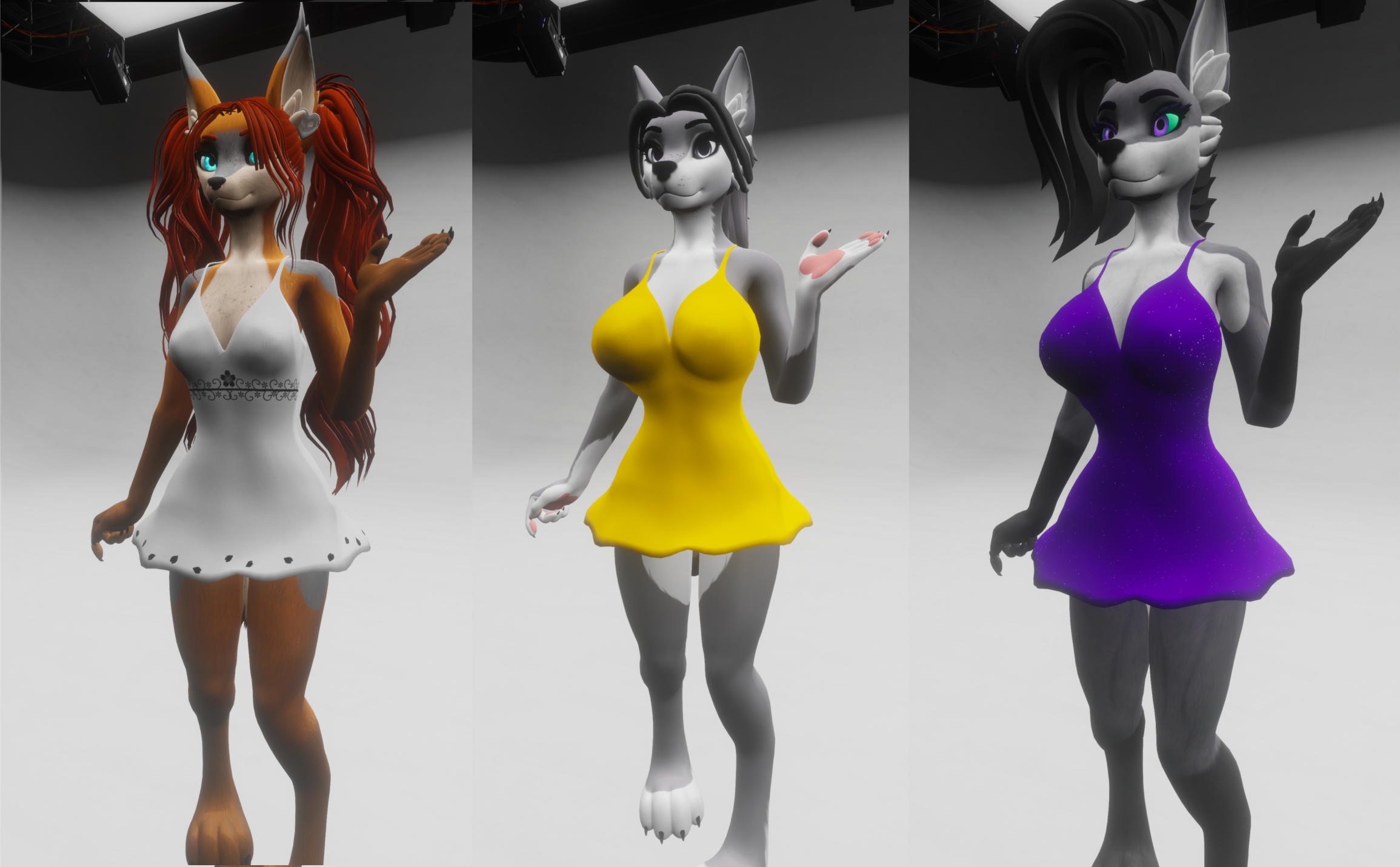 Cocktail Dress for Winterpaw Fem Canine