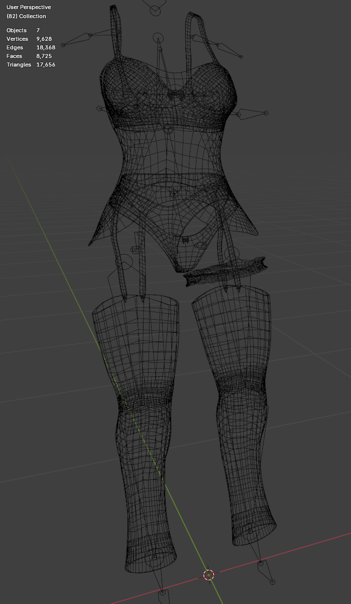 Lingerie for Winterpaw Fem Canine