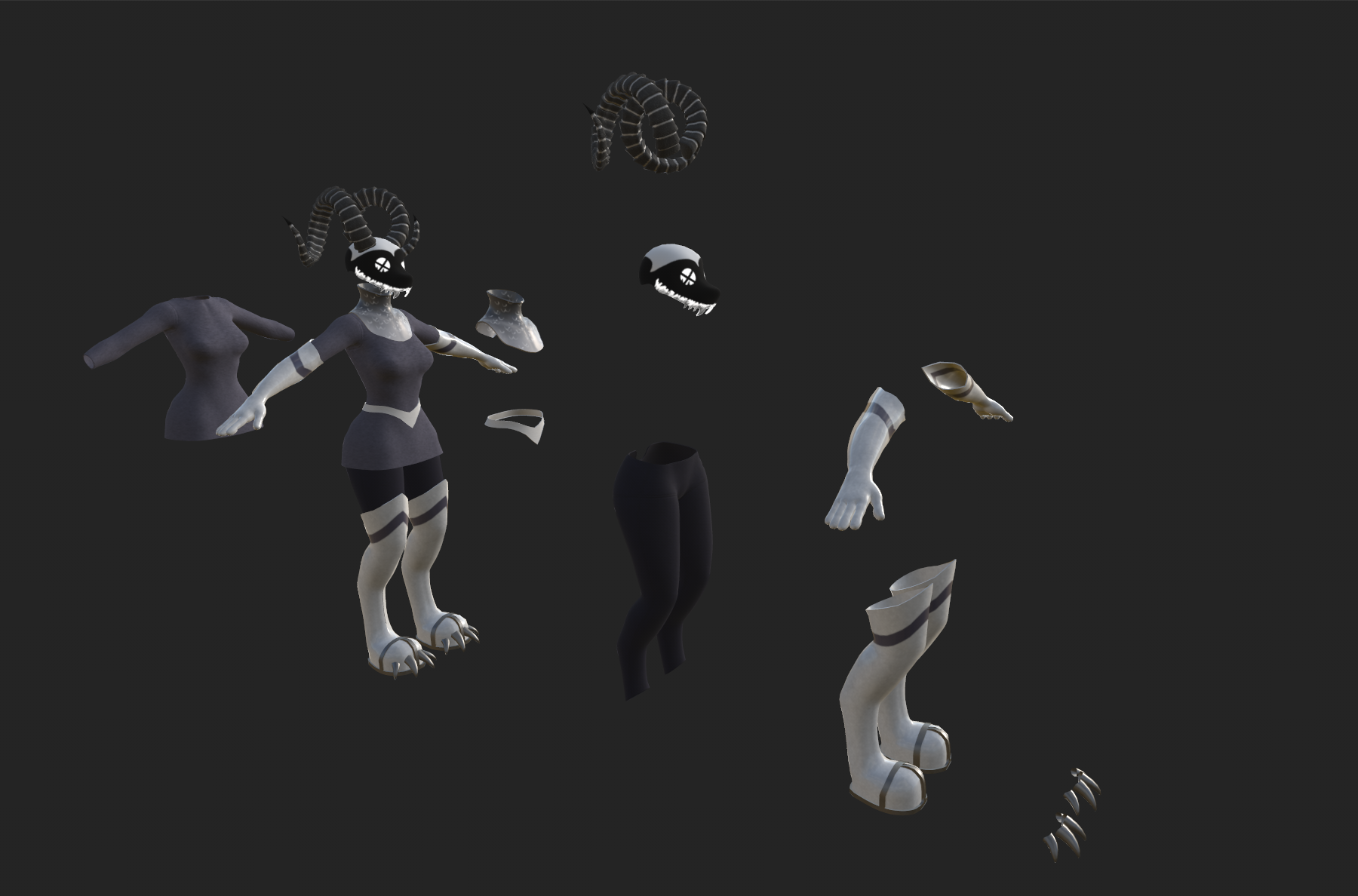 Exterminator's Outfit for Winterpaw Fem Canine