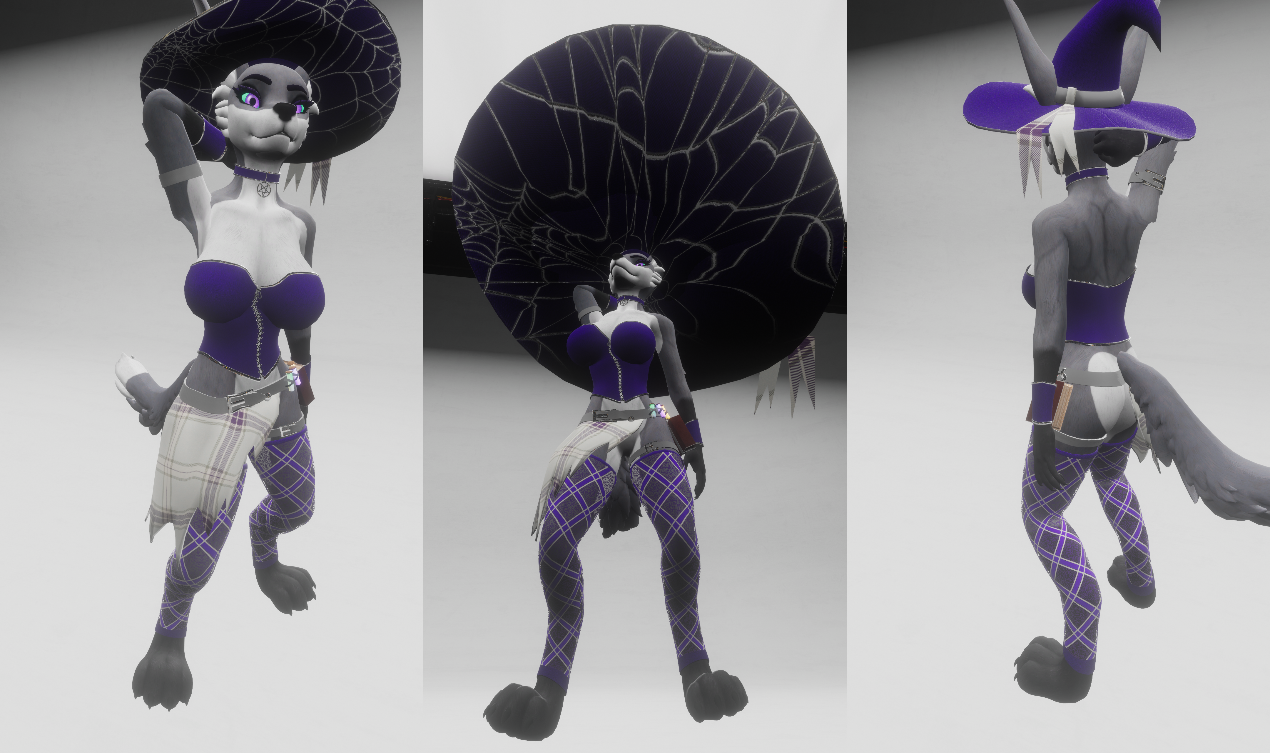 Witch Outfit for Winterpaw Fem Canine