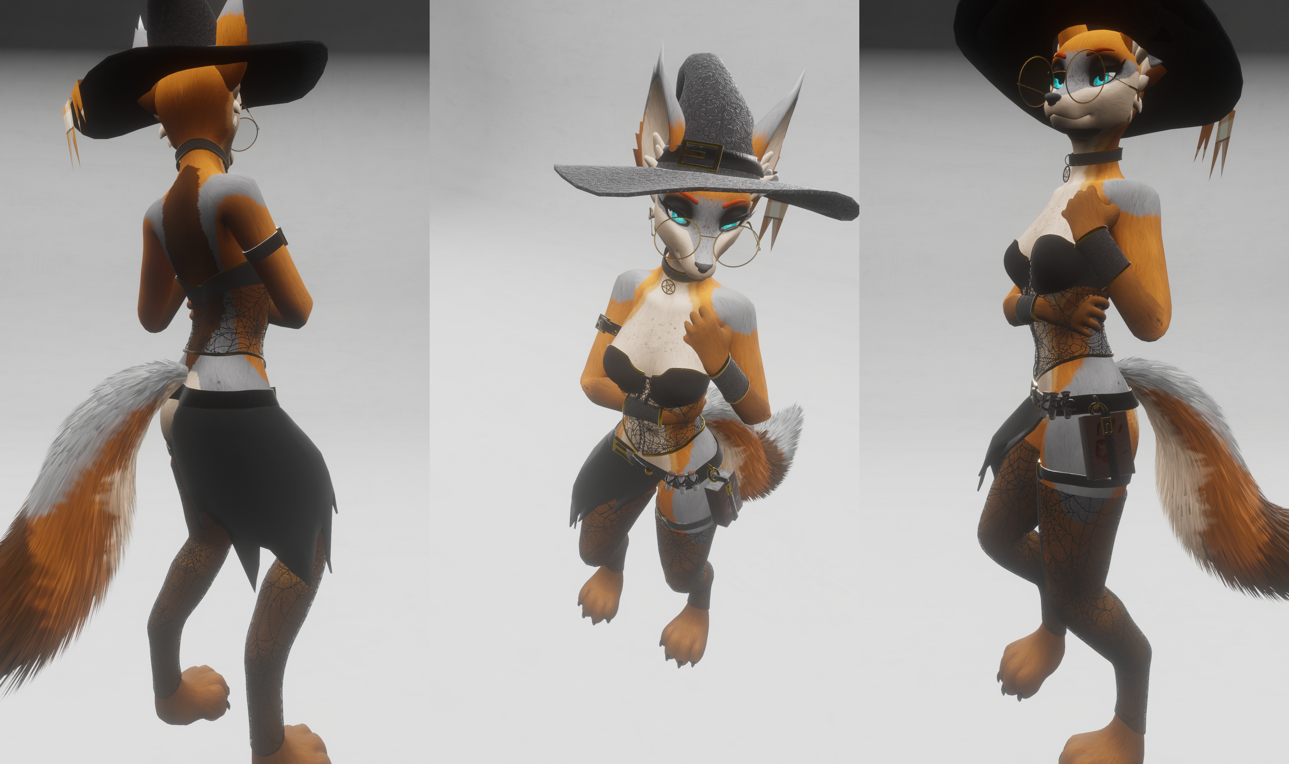 Witch Outfit for Winterpaw Fem Canine