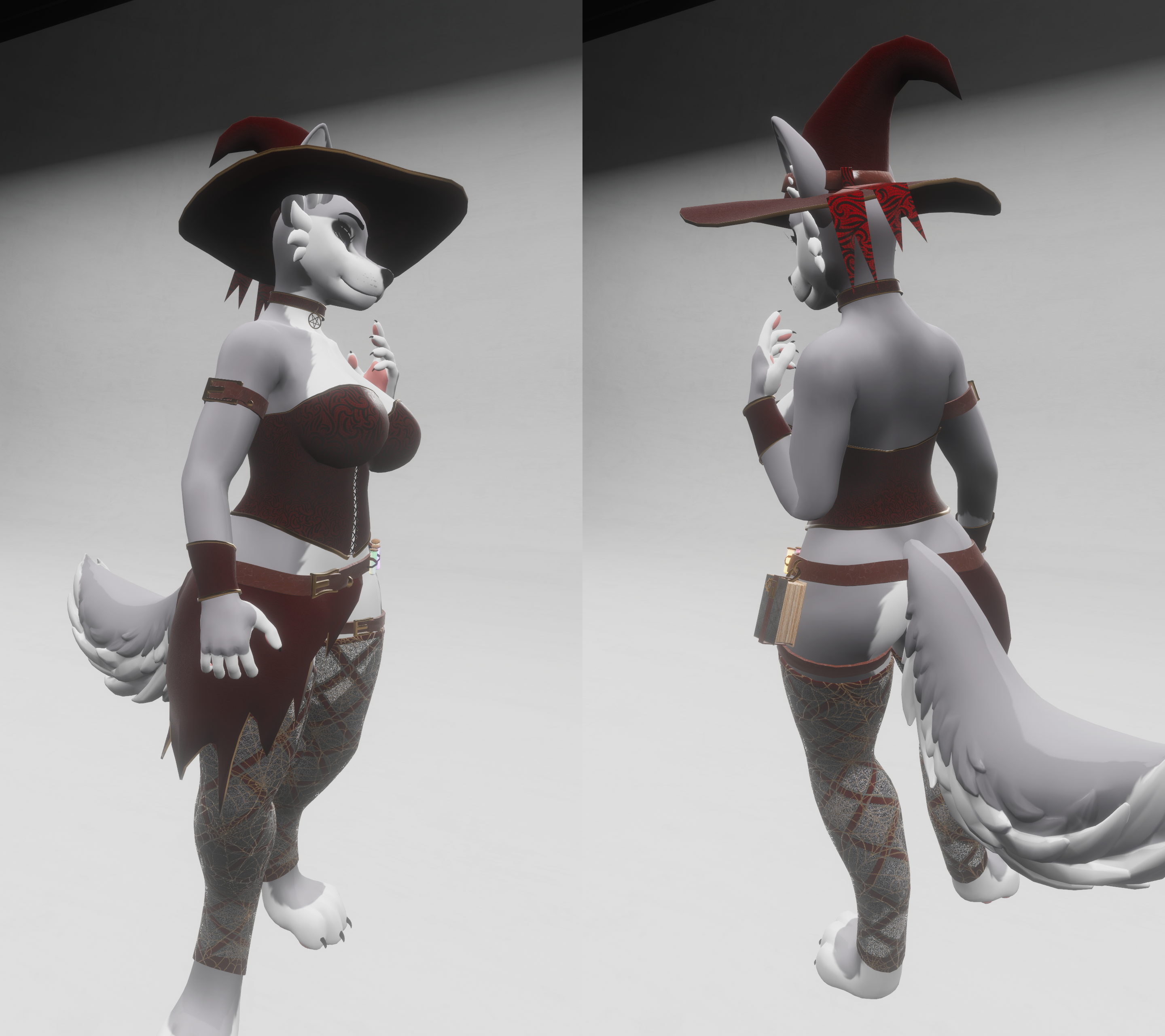 Witch Outfit for Winterpaw Fem Canine