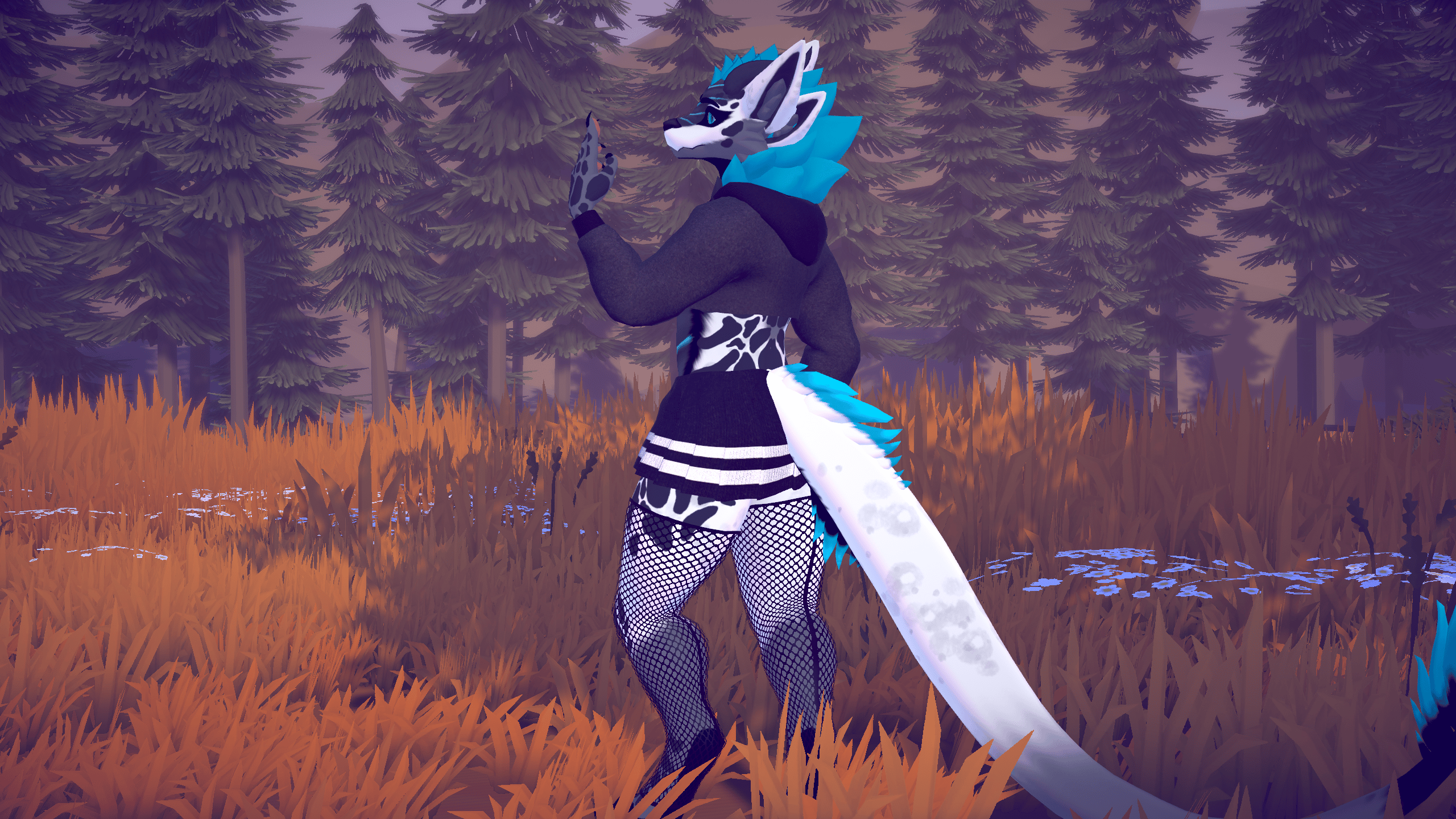 Fluffgan Punkl Outfit