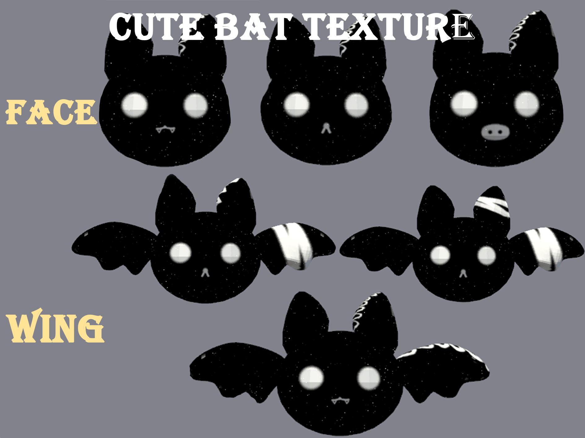 Cute Bat (Rigged)