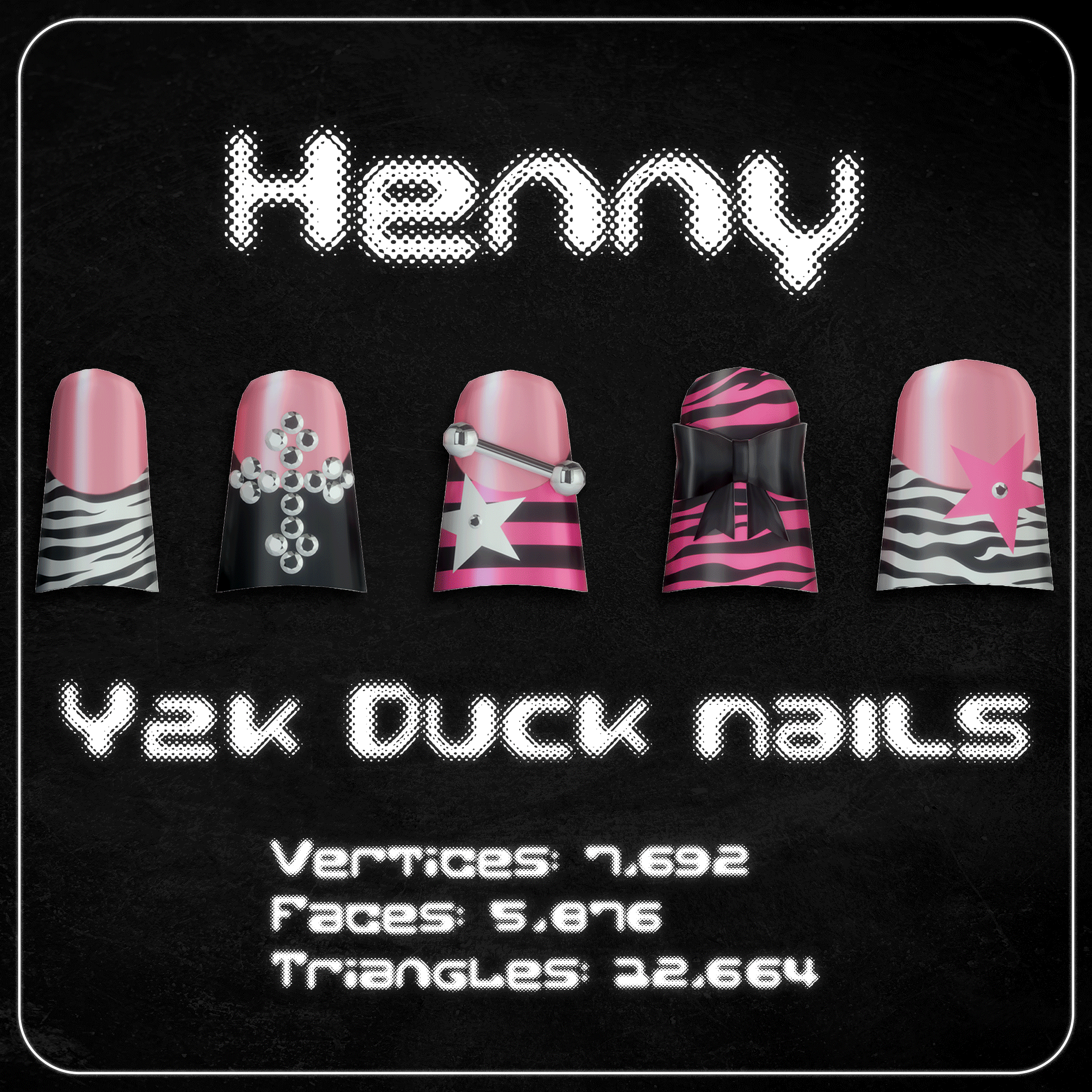 Y2k Duck Nails