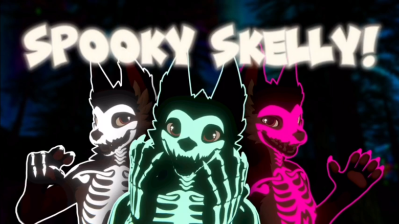 Spooky Skelly! Skeleton Mask/Map for the Druffle!