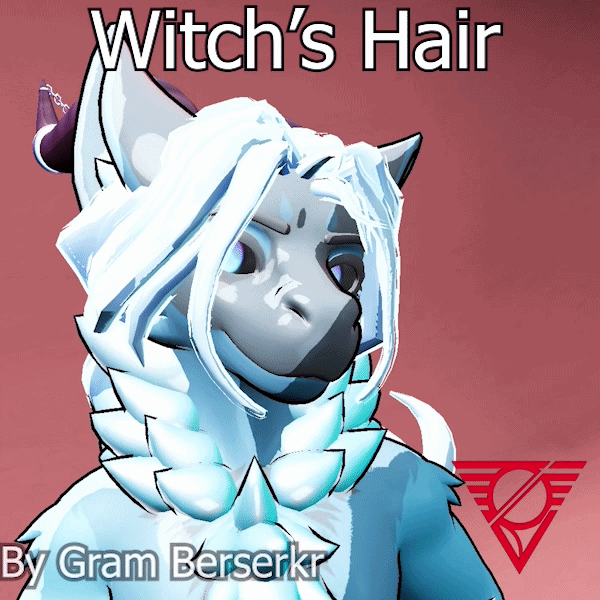 Long Braided Witch's Hair