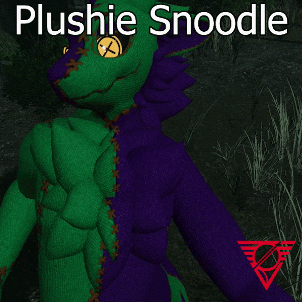 Snoodle Halloween Voodoo Doll Plushie Texture