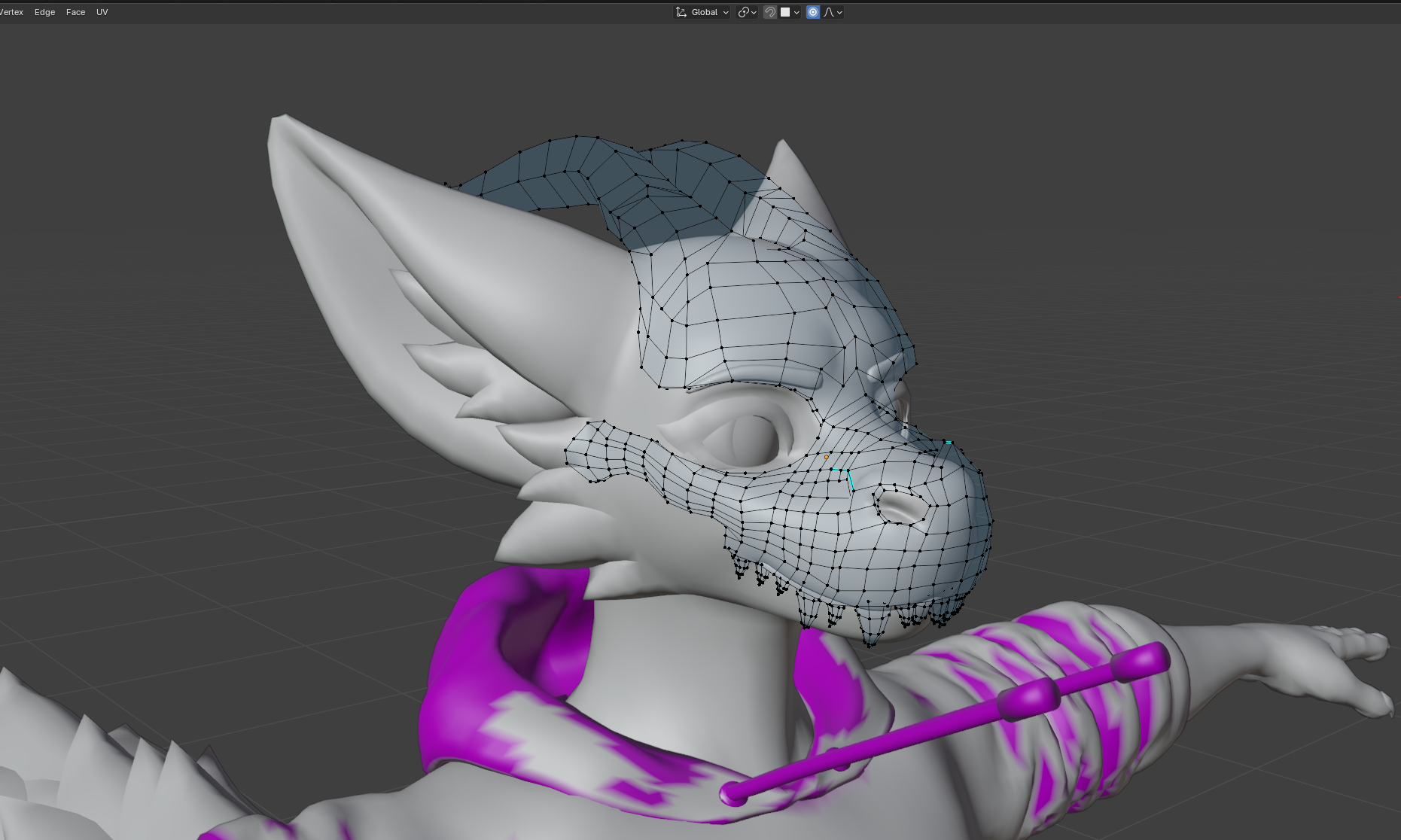 Fluffgan Skull