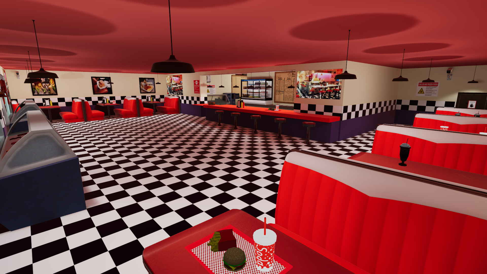 Diner World Base - Day + Night Versions (PC/Quest)