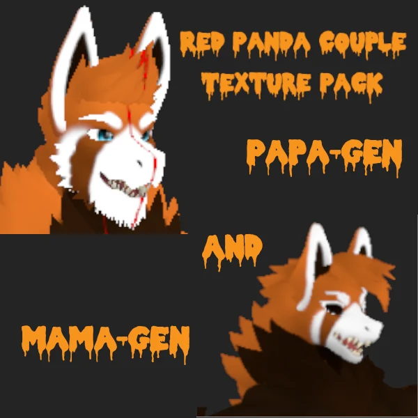 Red Panda Papa/Mama-Gen Textures (SFW/NSFW/Maternity)
