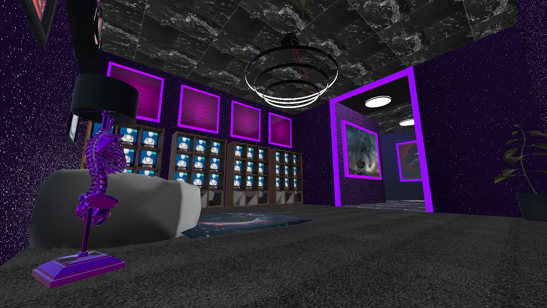 (PC/QUEST) Avatar Bedroom Apartment - Purple And Black Gothic Version