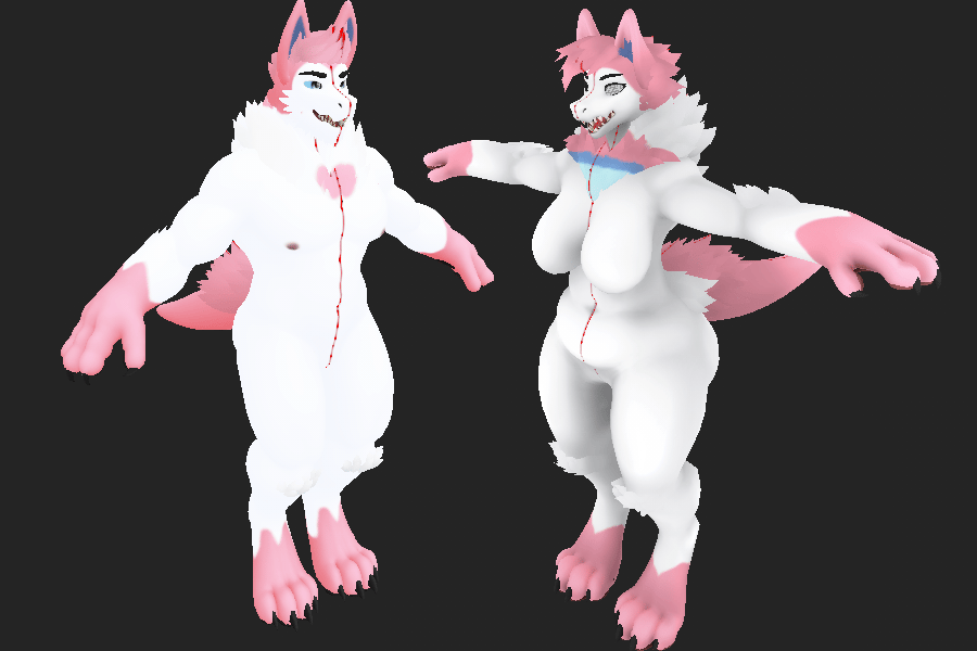 Sylveon Inspired Mama-Gen and Papa-Gen Textures (SFW/NSFW/Maternity)