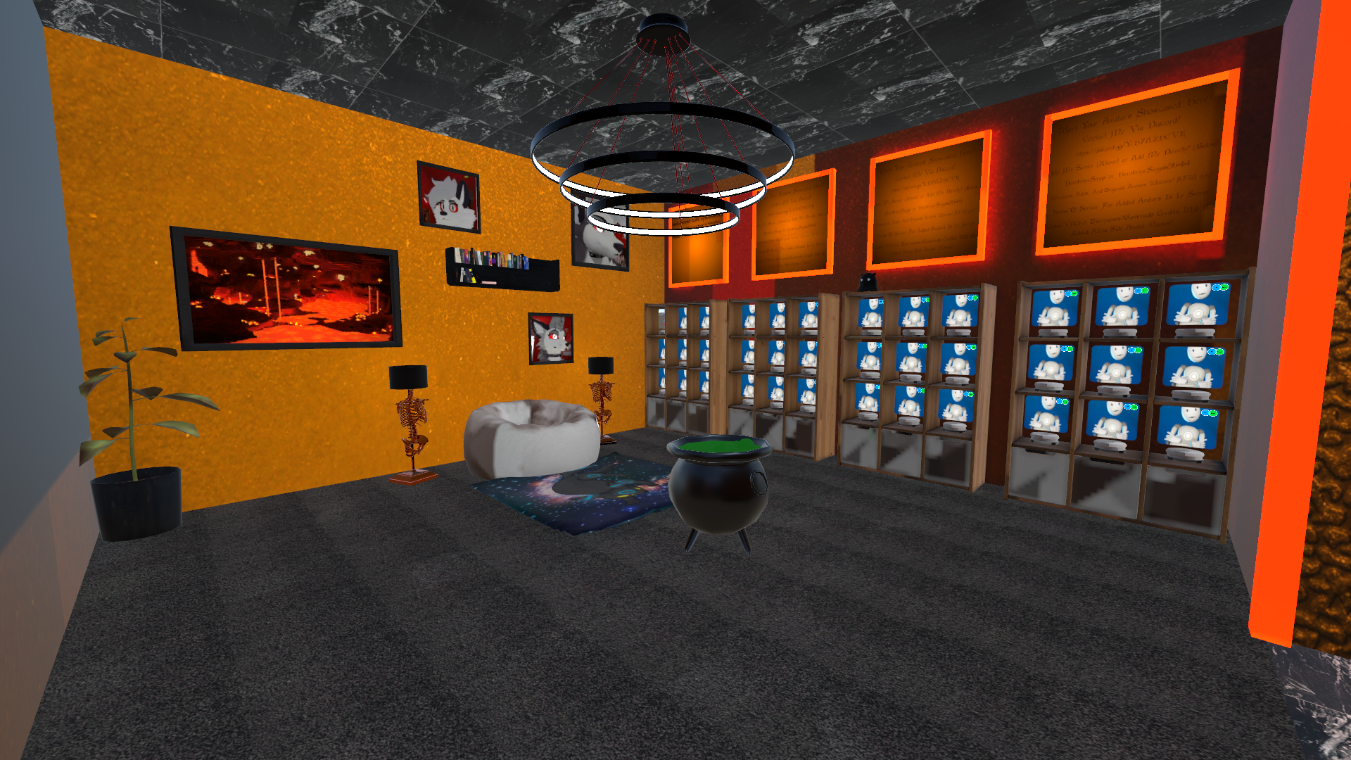 (PC/QUEST) Avatar Bedroom Apartment - Halloween Version