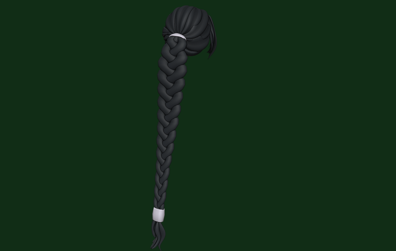 Anzyz's Long Braided Hair
