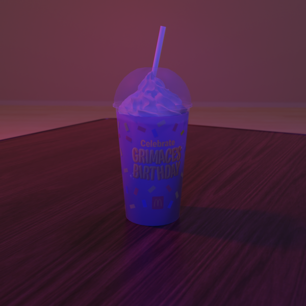 Grimace Shake 3D Model